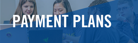 Image of Payment Plans with students in the background