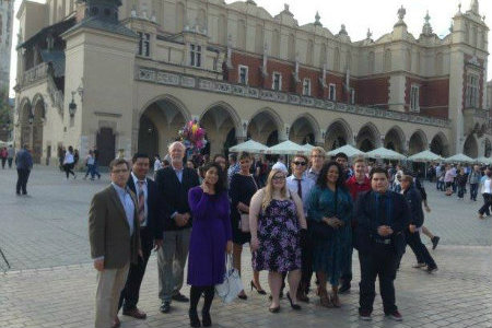 Texas Wesleyan professors Fisher and Hansaw take students on study abroad trip