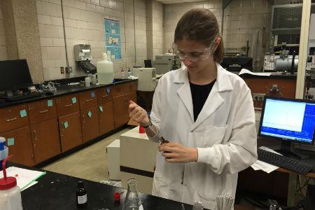 Through the support of the Robert A. Welch Foundation, students in the Department of Chemistry and Biochemistry are performing undergraduate research projects this summer.