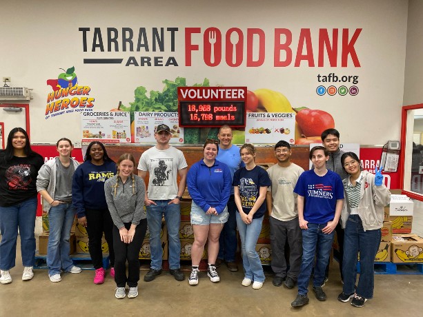 Students at TAFB, volunteers