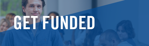 Image of smiling student with the graphic